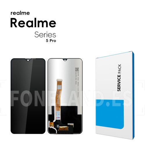 Pantalla Realme 5 Pro (RMX1971) Sin Marco LCD+TACTIL Completo SERVICE PACK