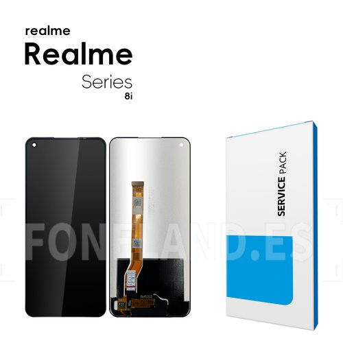 Pantalla OPPO Realme 8i (RMX3151) / Realme 9i (RMX3491) / NARZO 50 / Oppo A96 4G (CPH2333) Negra Completa LCD+Tactil SERVICE PACK