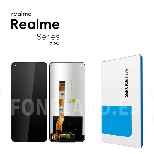 Pantalla REALME 9 5G (RMX3474) / REALME 9 PRO 5G (RMX3471) / REALME V25 / REALME Q3S / REALME Q3T / REALME Q5 / ONEPLUS NORD CE 2 LITE 5G (CPH2381,CPH2409) Negra Completa LCD+Tactil SERVICE PACK
