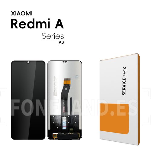 Pantalla Redmi A3 (23129RN51X) Sin Marco LCD+TACTIL Completo.