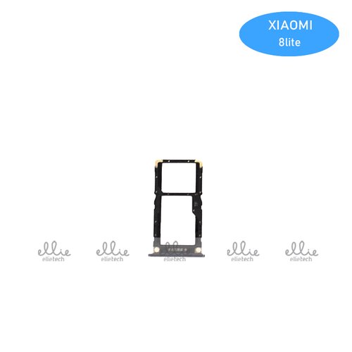 Bandeja de la Tarjeta SIM para Xiaomi Mi 8 Lite Negro
