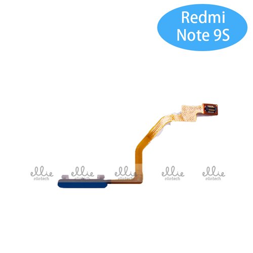 Cable Flex de Huella para Xiaomi Redmi Note 9S / Note 9 Pro Azul