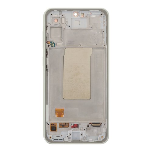 Pantalla Samsung A36 5G / A366B Verde Lima con Marco SERVICE PACK (Marco Premontado)