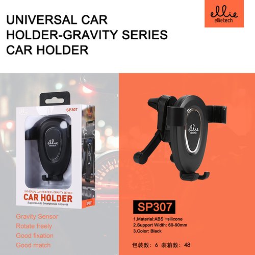 Ellietech SP307 Soporte de Moviles Universal para Coche
