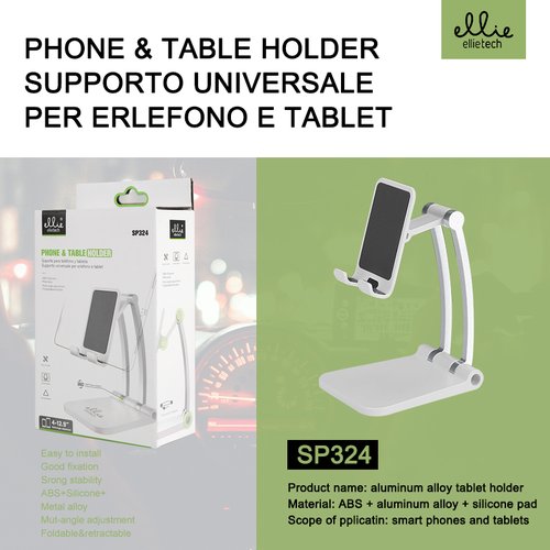 Ellietech SP324 Soporte Universal para Movil Y Tablet
