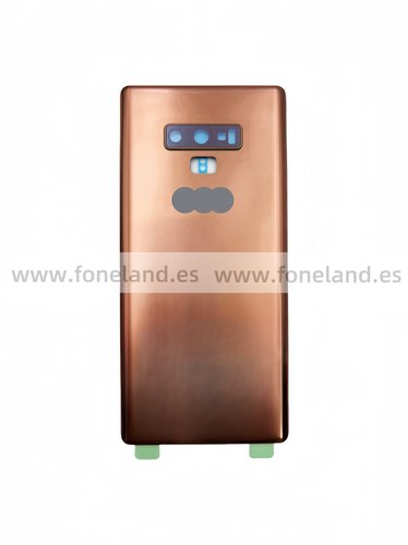 Tapa Trasera Samsung Note 9 N960F Bronce con Lente