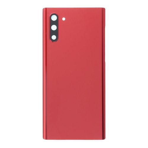 Cubierta de bateria Trasera SM - SM-N970 GALAXY Note 10 Rojo con lente Tapa Calidad Premium