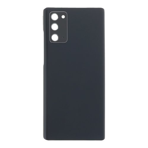 Cubierta de bateria Trasera para SM - Galaxy Note 20 5G N980F / N981F Negro con lente Tapa Calidad Premium