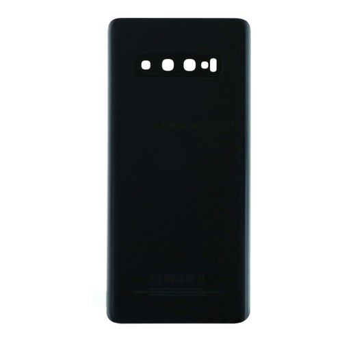 Cubierta de bateria Trasera SM - G975 GALAXY S10 Plus Negro con lente Tapa Calidad Premium