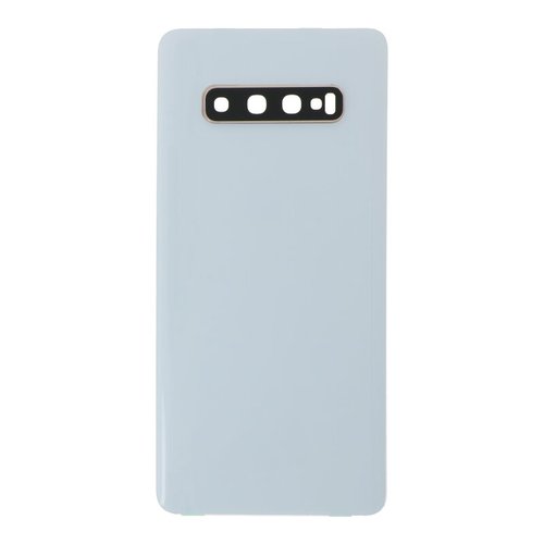 Cubierta de bateria Trasera SM - G975 GALAXY S10 Plus Blanco con lente Tapa Calidad Premium