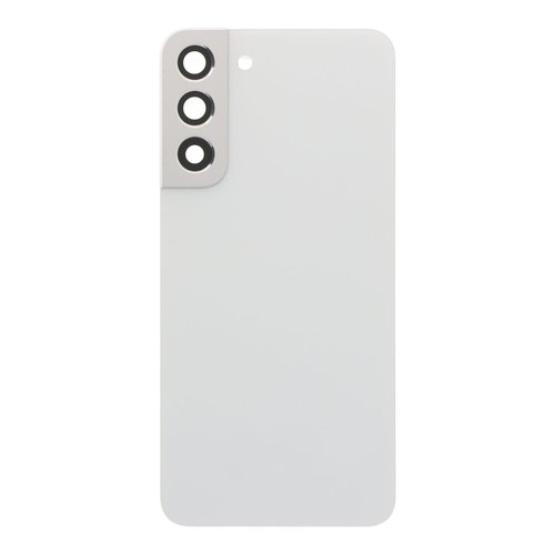 Cubierta de bateria Trasera SM - S22 Plus 5G S906B Blanca con lente Tapa Calidad Premium