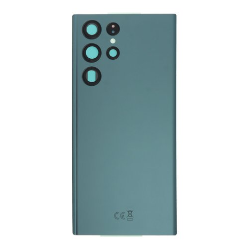 Cubierta de bateria Trasera SM - S22 Ultra 5G S908B Verde con lente Tapa Calidad Premium