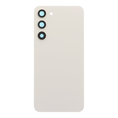 Cubierta de bateria Trasera SM - S23 Plus S916B Blanco con lente Tapa Calidad Premium