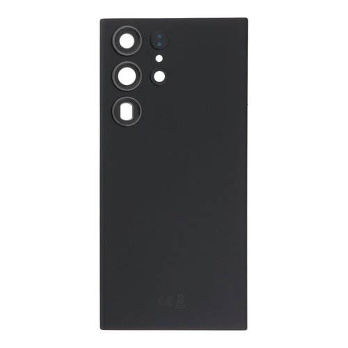 Cubierta de bateria Trasera SM - S23 Ultra S918B Negra con lente Tapa Calidad Premium
