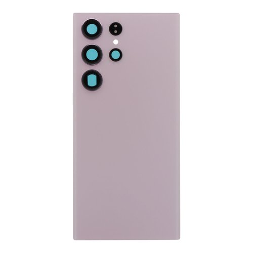 Cubierta de bateria Trasera SM - S23 Ultra S918B Lila con lente Tapa Calidad Premium