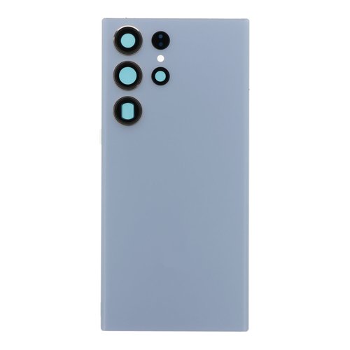 Cubierta de bateria Trasera SM - S23 Ultra S918B Azul Cielo con lente Tapa Calidad Premium