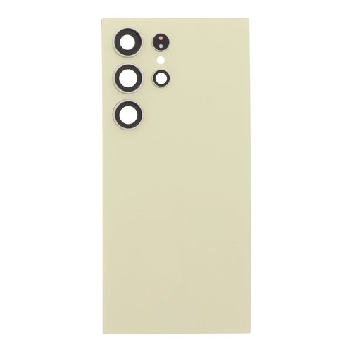 Cubierta de bateria Trasera para SM - S24 Ultra S928B Amarillo con lente Tapa Calidad Premium