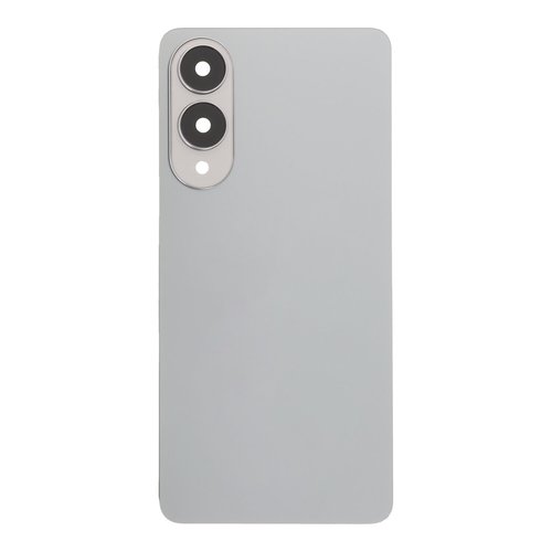 Cubierta de bateria Trasera para SM - S25 Edge Plata con lente Tapa Calidad Premium