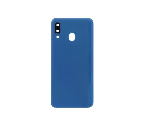 Tapa Trasera Samsung A40 A405 Azul con Lente