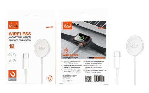 Ellietech WH103 Wireless Mnetic Carger For I watch 1M