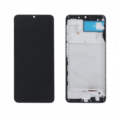 Pantalla Samsung A22 4G A225F Negra con Marco LCD+Táctil INCELL（No Lee Huella)