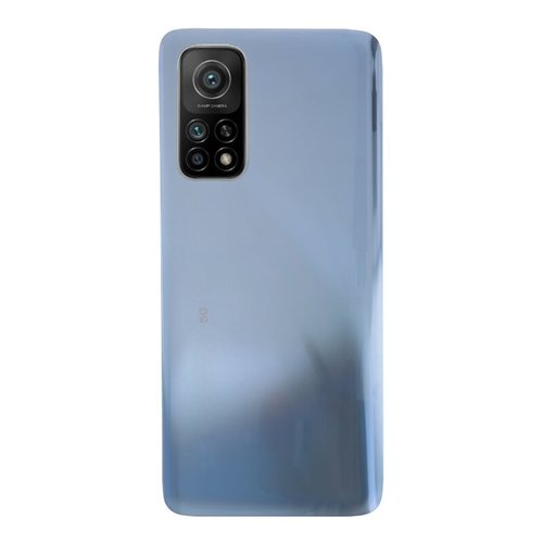 Tapa Trasera Xiaomi Mi 10T 5G / Mi 10T Pro 5G Plateada con Lente OEM