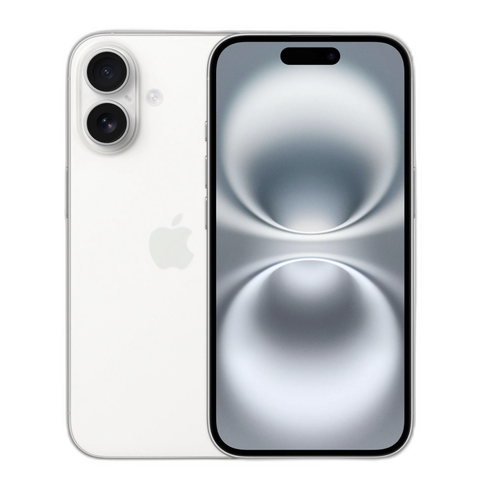 *Móvil iPhone 16 – 128GB Blanco Grado A, Salud de Batería Entre 90% SIM Física (USADO)