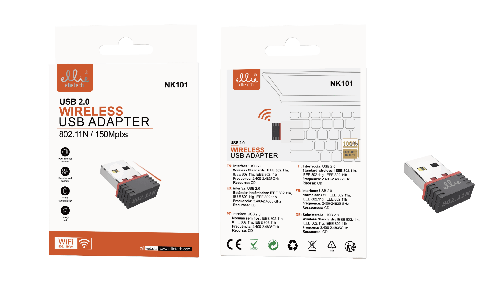 NK101 Ellietech Adaptaador Wifi 150Mbps