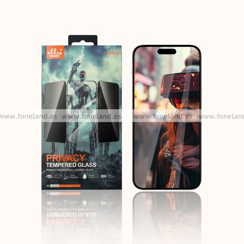 Protector Cristal Antiespia iPhone 14 Pro